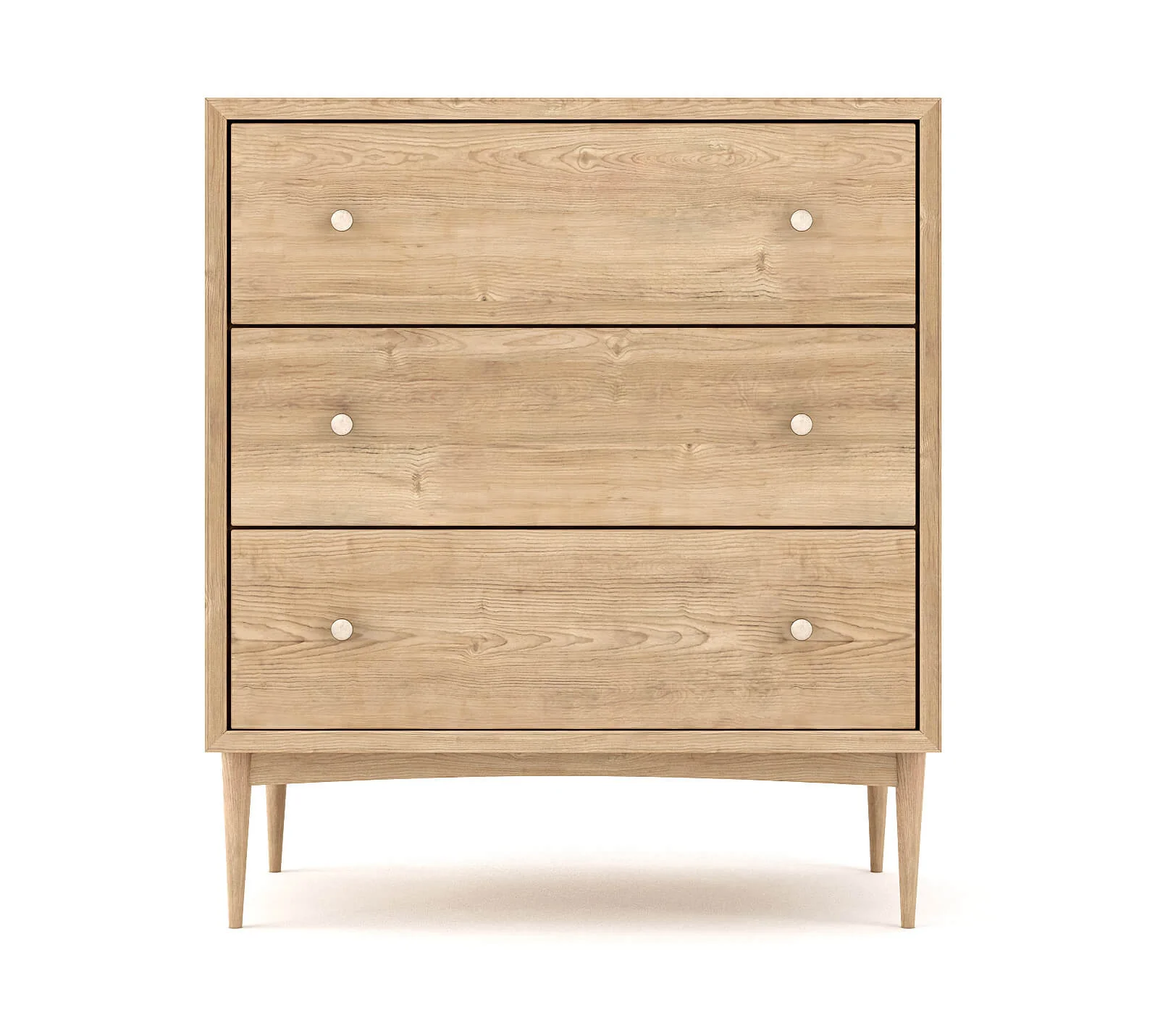 Atten 3-Drawer Tall Dresser - Image 10