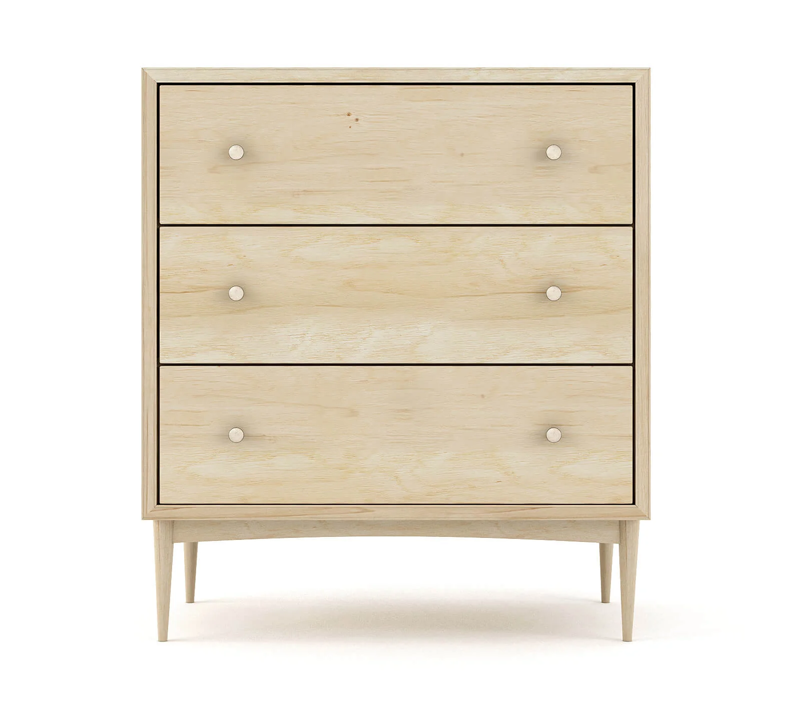 Atten 3-Drawer Tall Dresser - Image 11
