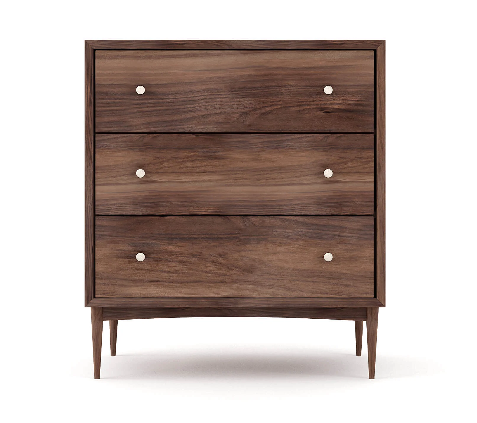 Atten 3-Drawer Tall Dresser - Image 3