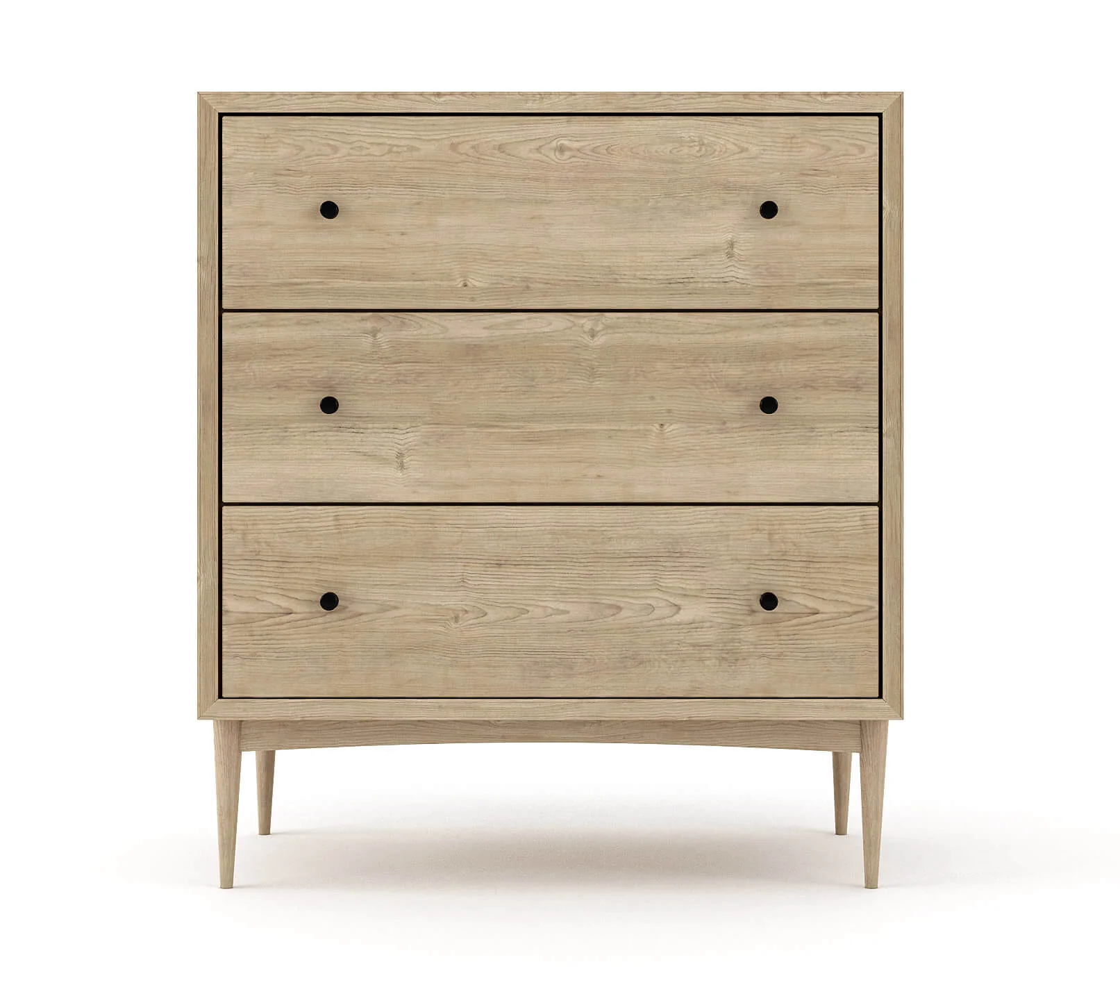 Atten 3-Drawer Tall Dresser - Image 4
