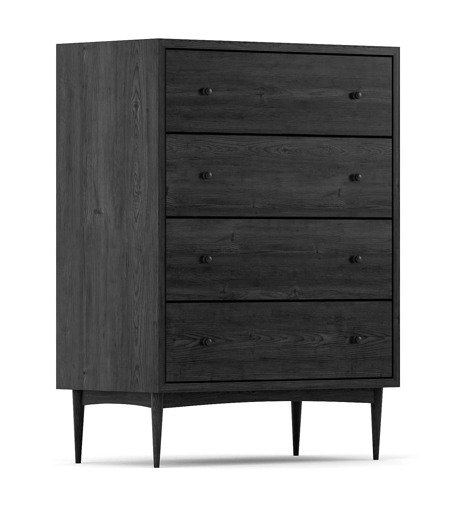 Atten 4-Drawer Tall Dresser - Image 10