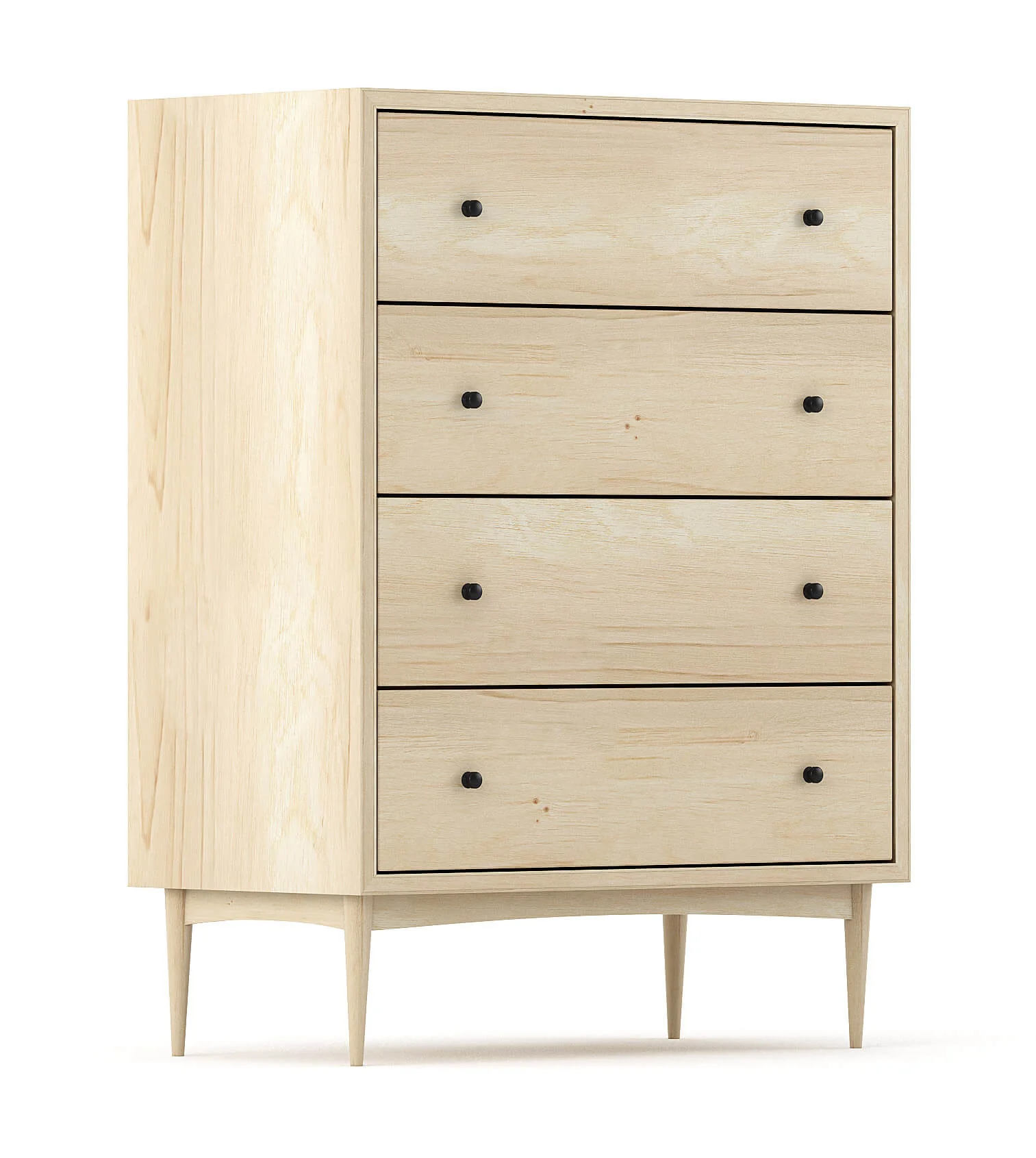 Atten 4-Drawer Tall Dresser - Image 11