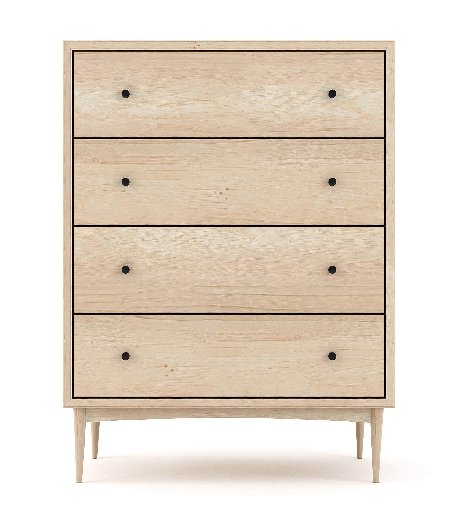 Atten 4-Drawer Tall Dresser - Image 12