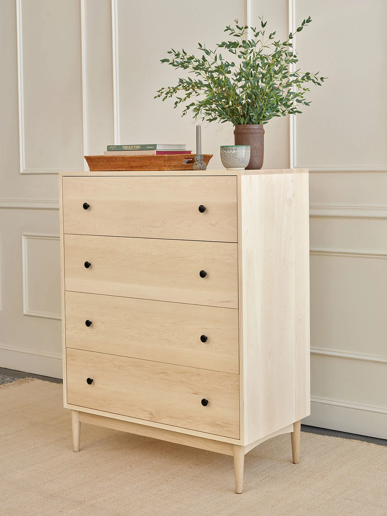 Atten 4-Drawer Tall Dresser - Image 3