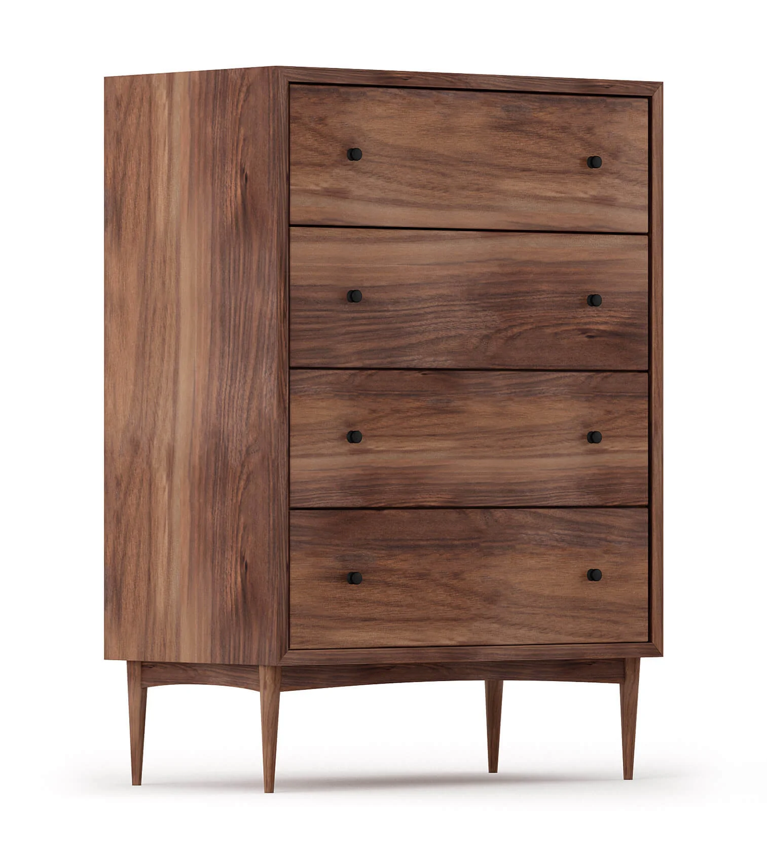 Atten 4-Drawer Tall Dresser - Image 6