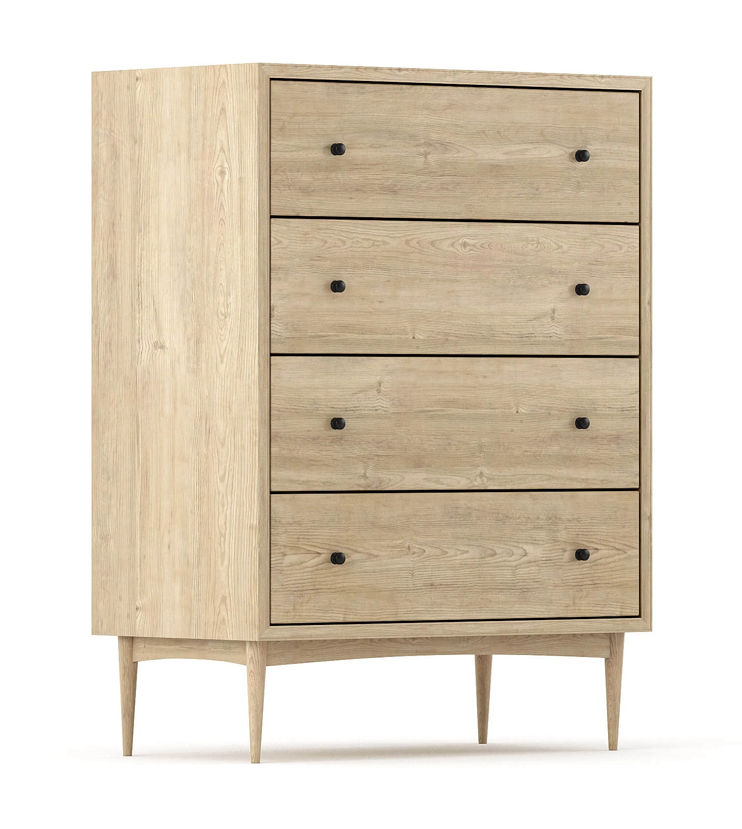 Atten 4-Drawer Tall Dresser - Image 8
