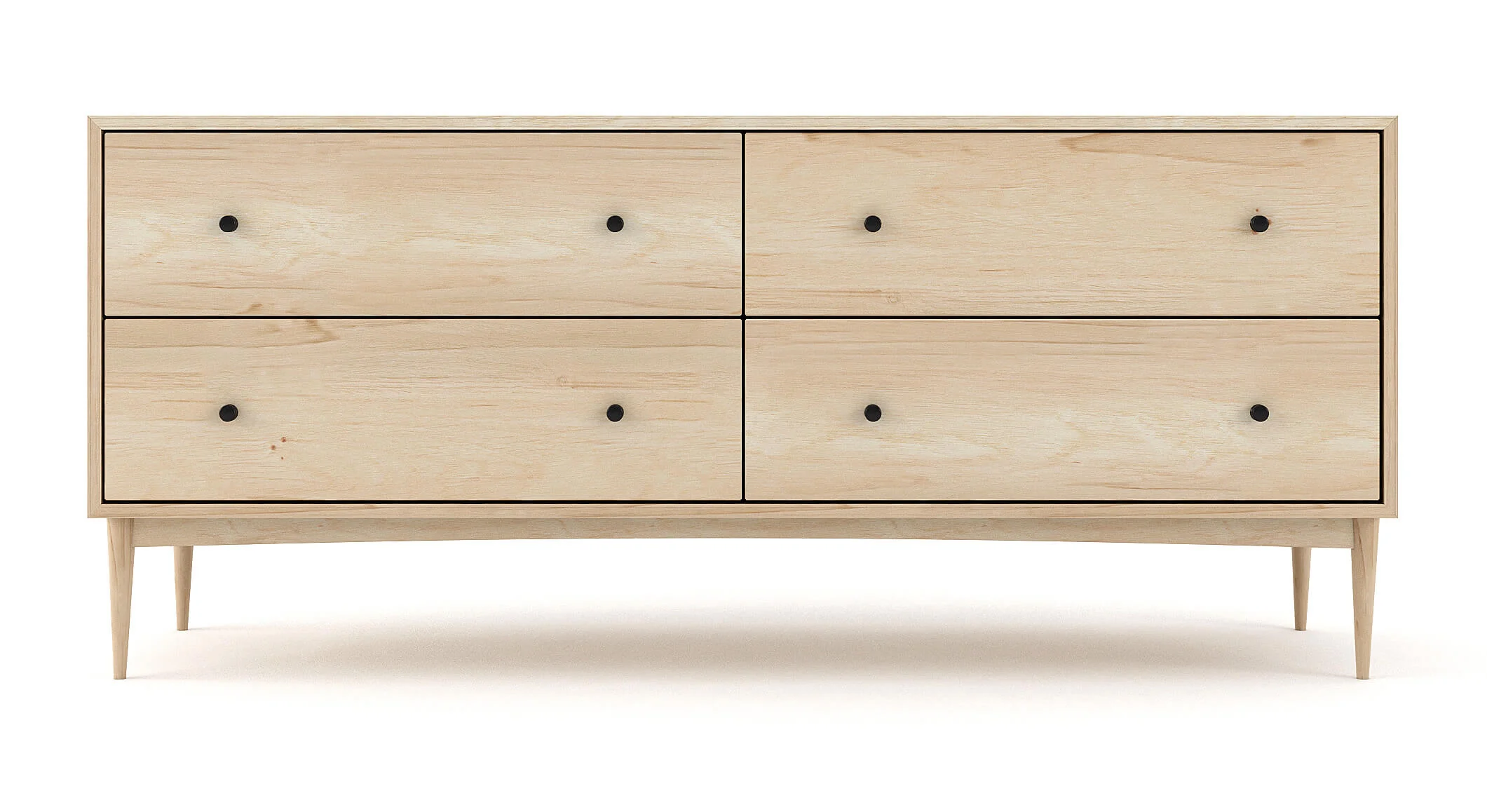 Atten 4-Drawer Wide Dresser - Image 10