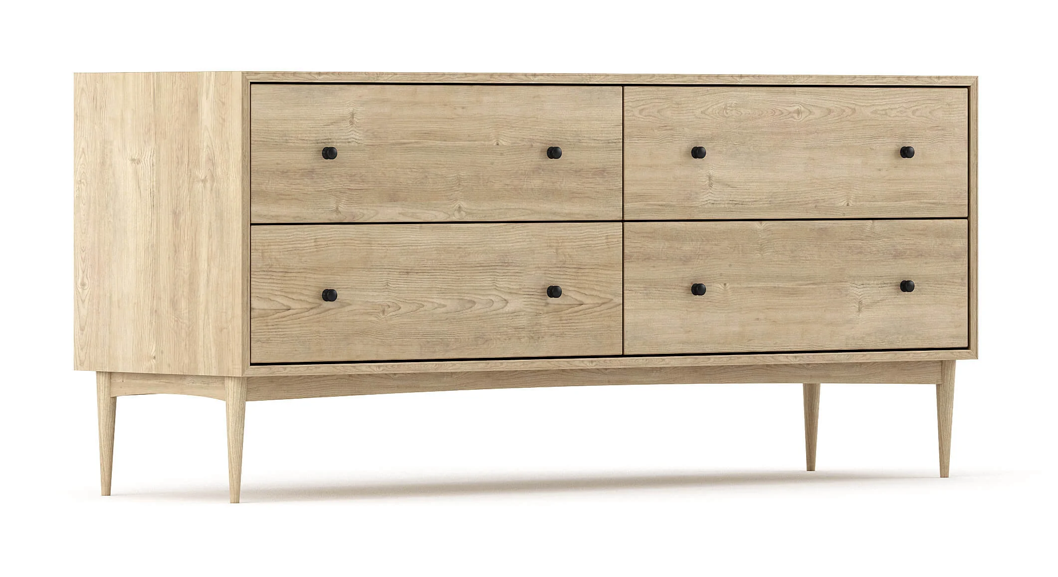 Atten 4-Drawer Wide Dresser - Image 8