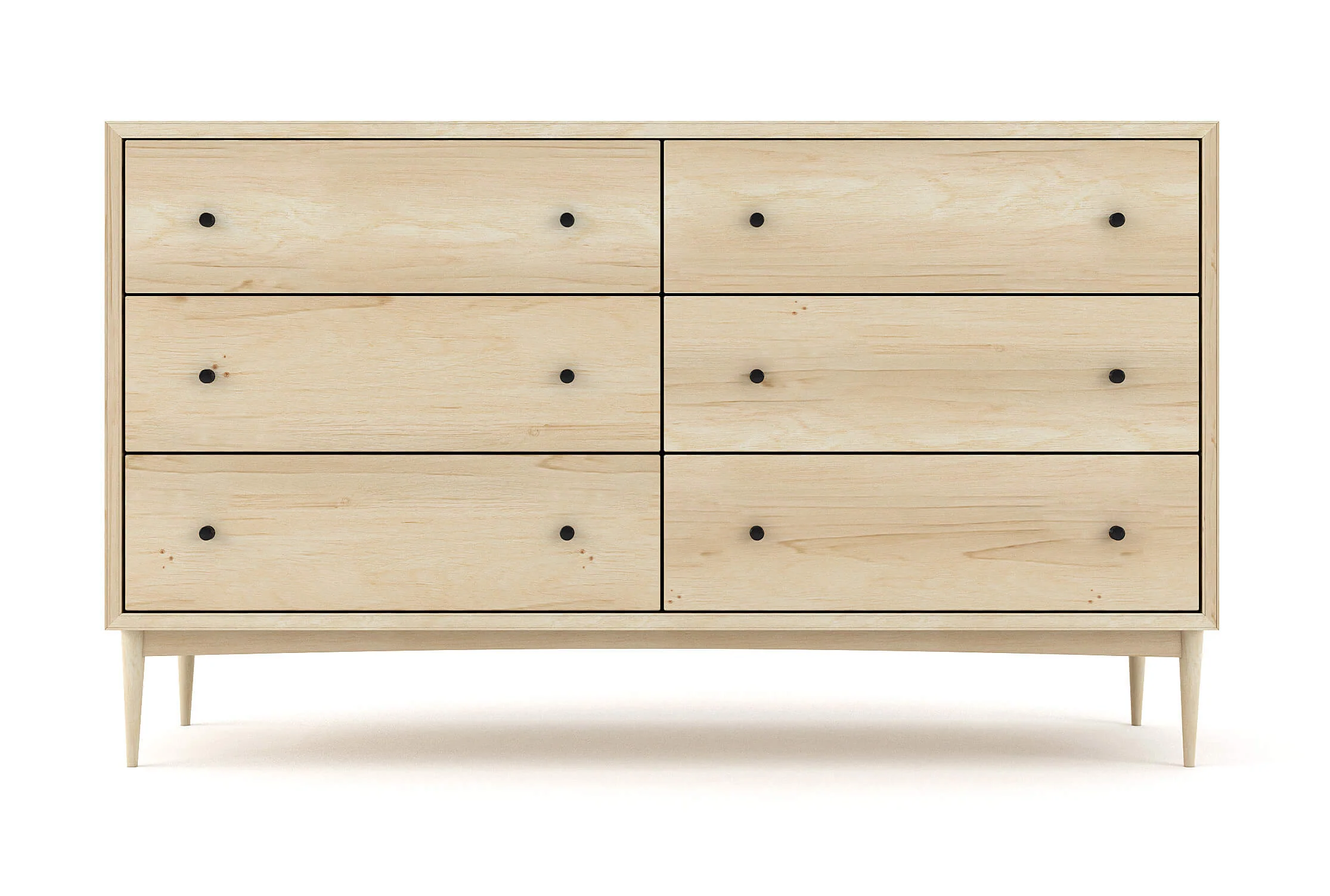 Atten 6-Drawer Wide Dresser - Image 5