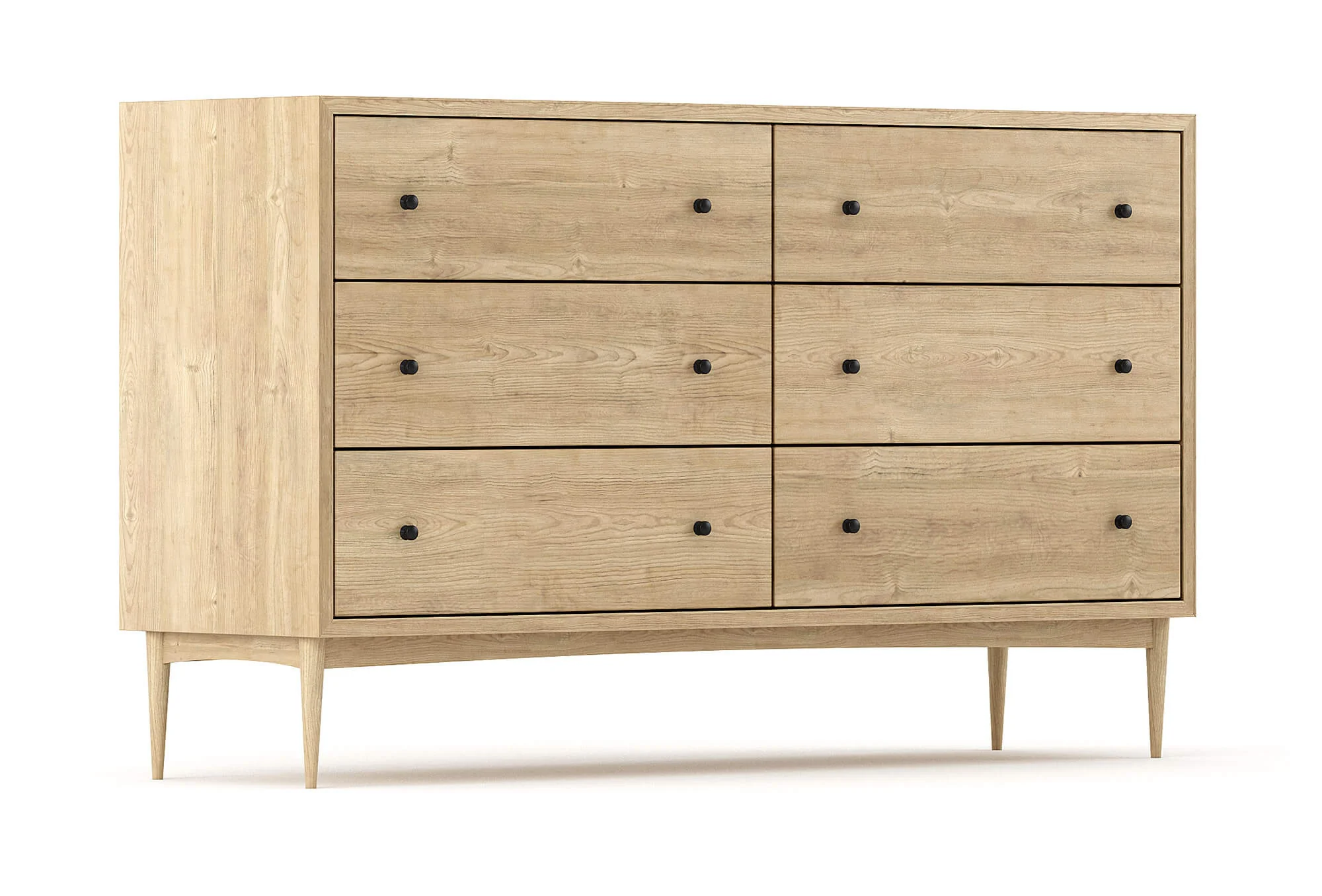 Atten 6-Drawer Wide Dresser - Image 6