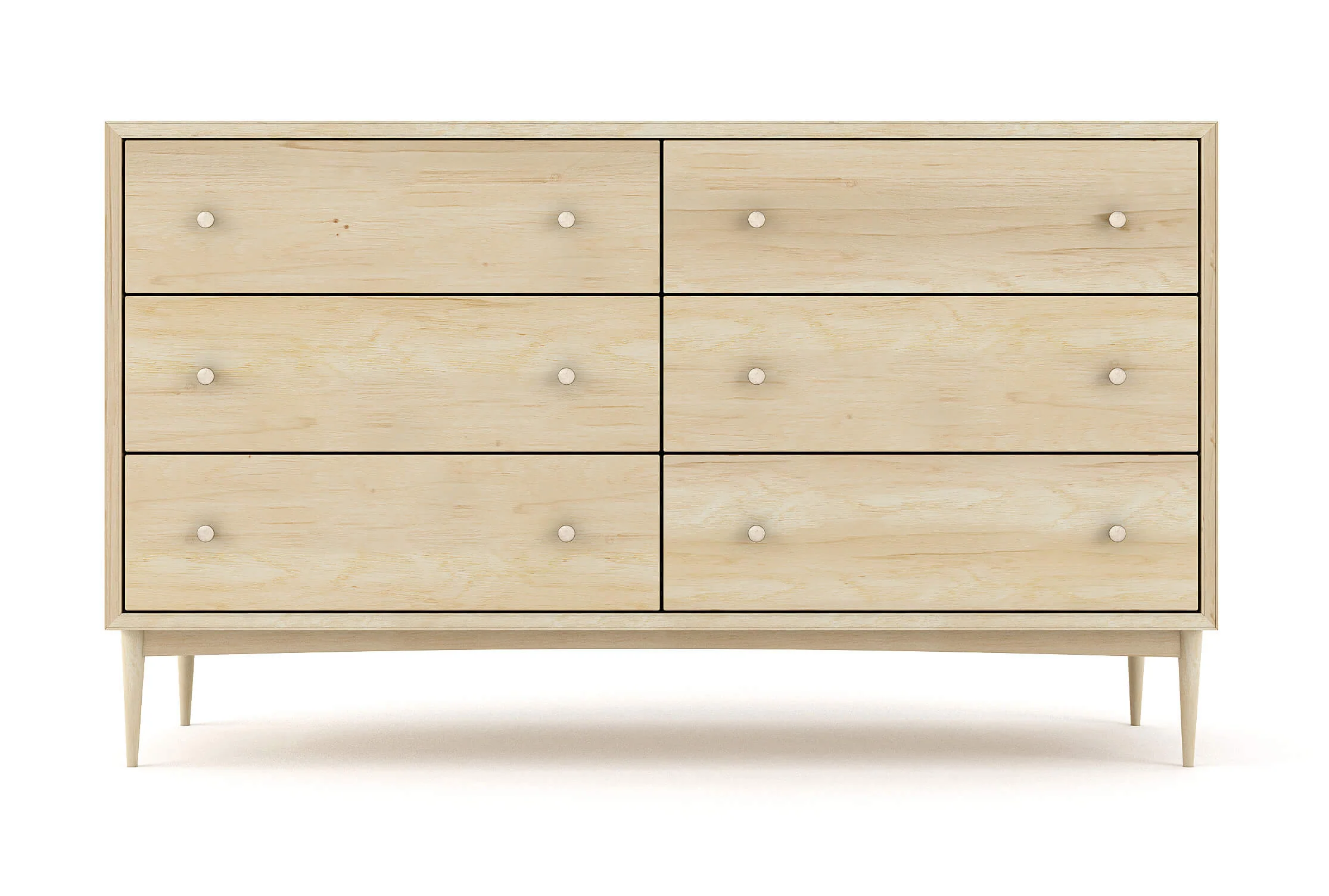 Atten 6-Drawer Wide Dresser - Image 9