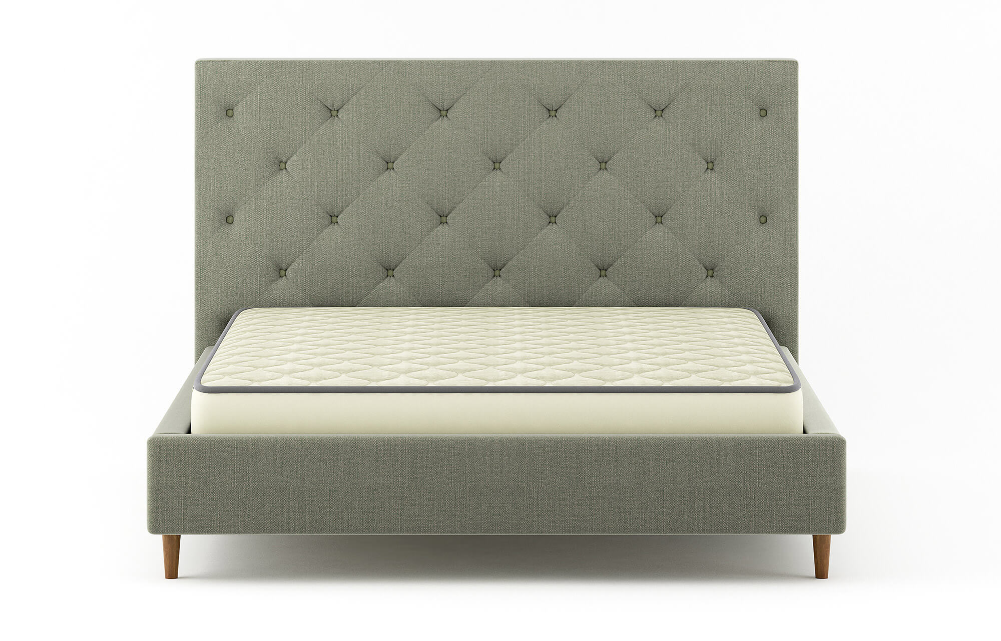 Bramo Tufted Bed in Natural Latex - Image 4