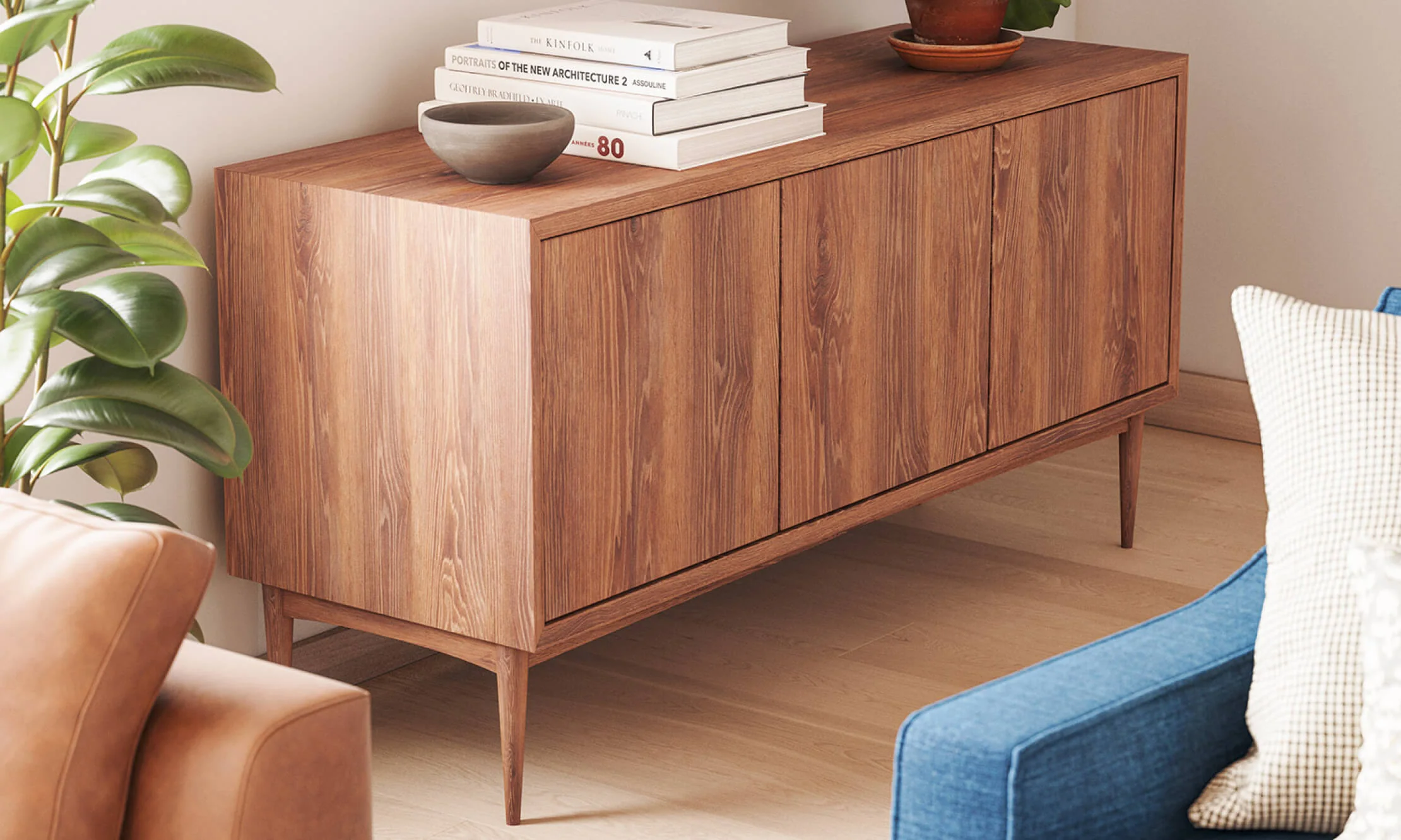 Emilia 3-Door Credenza - Image 7