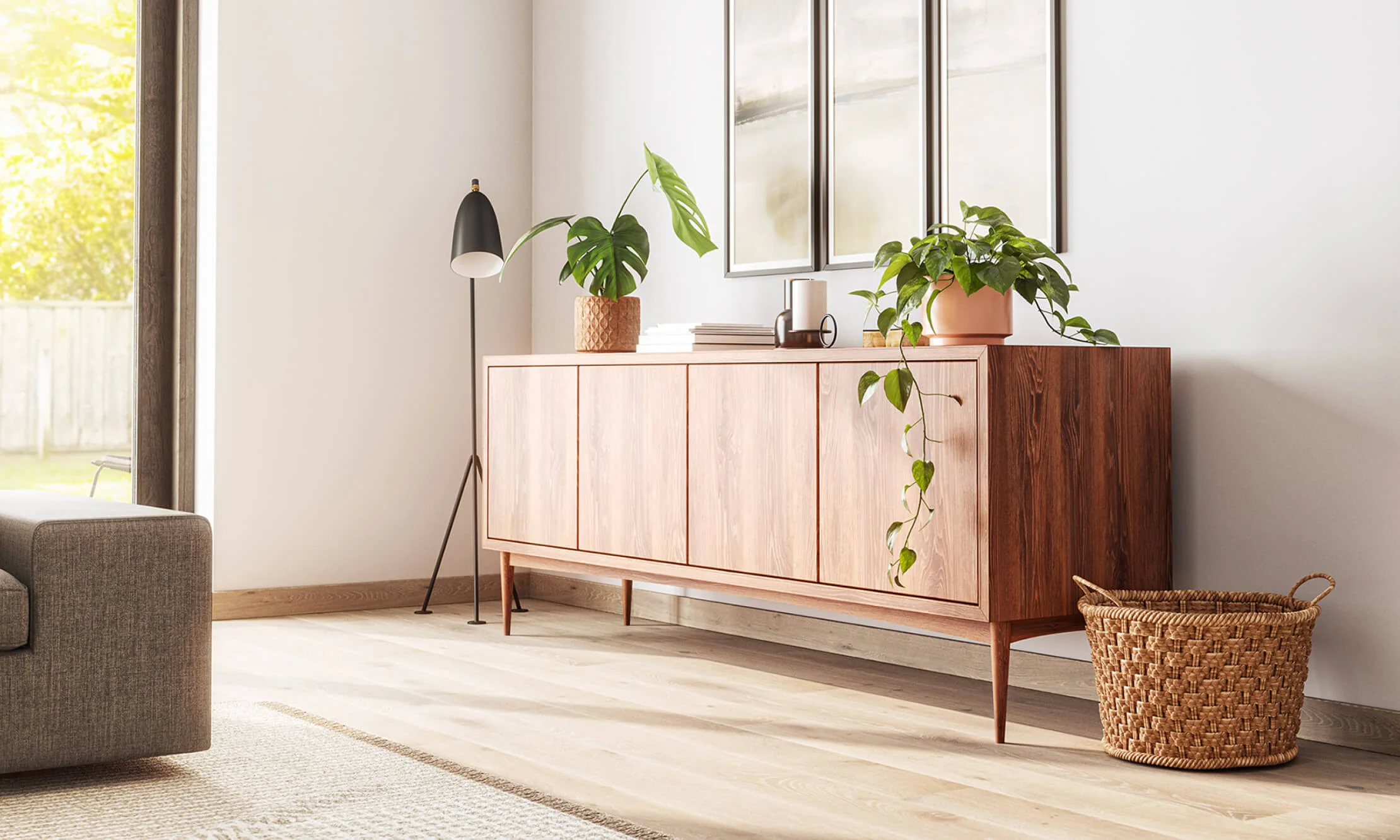 Emilia 4-Door Credenza - Image 7