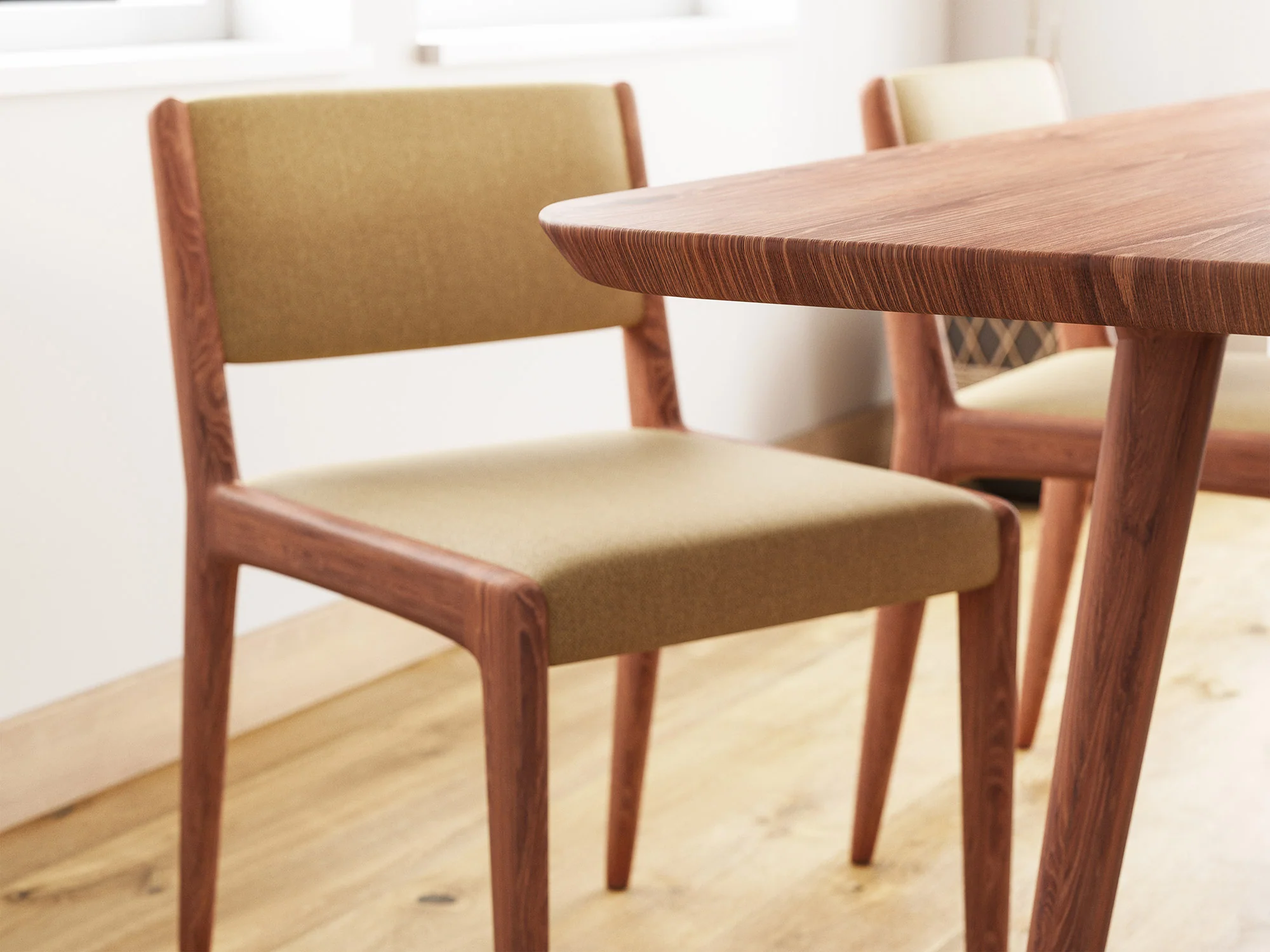 Jasmi Dining Chair in Natural Latex - Image 3