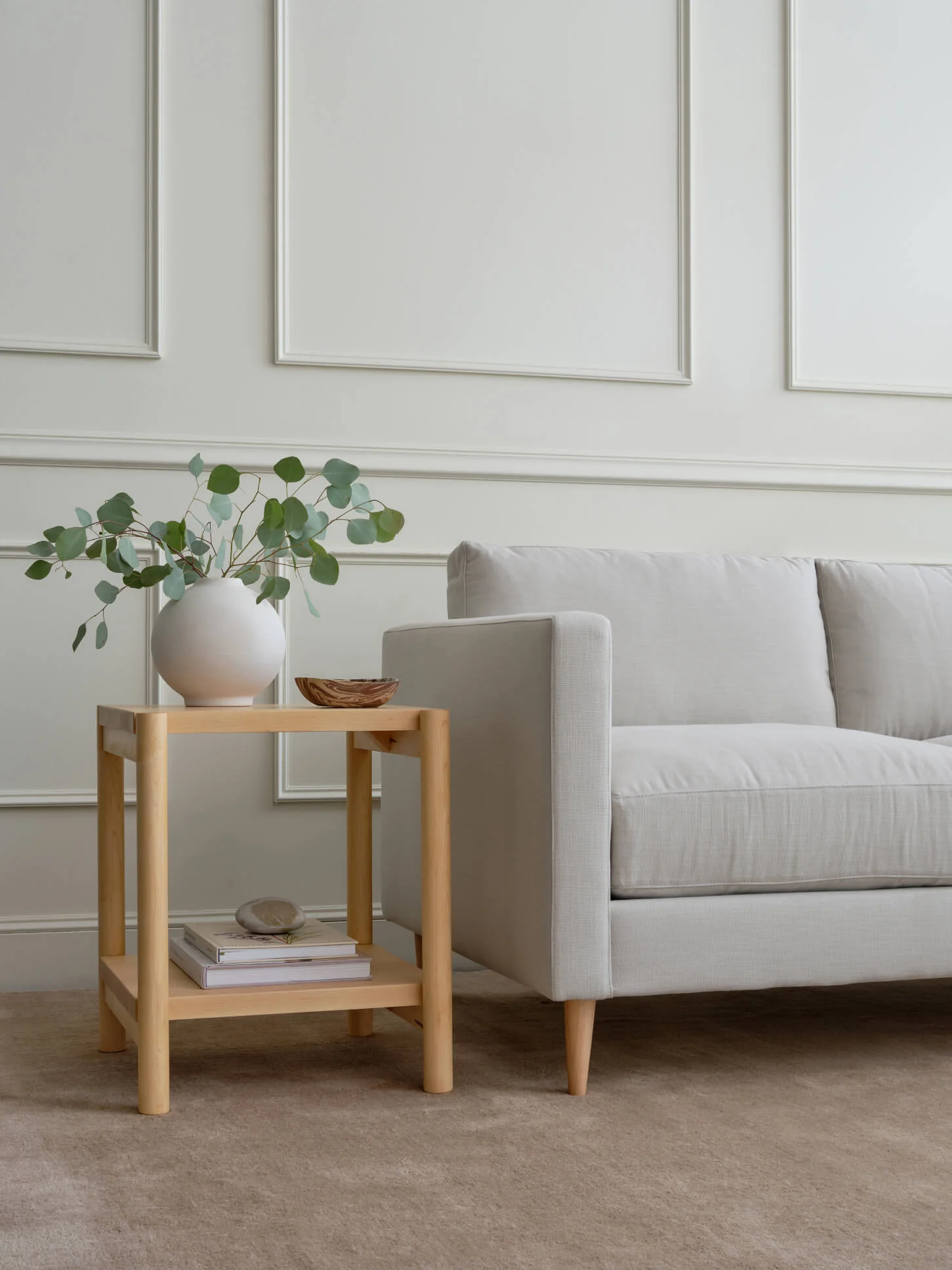 Mota Chaise Sectional in Natural Latex - Image 6