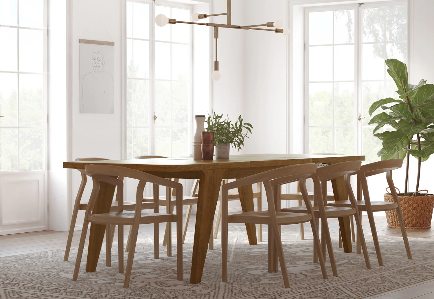Palder Extendable Dining Table - Image 3