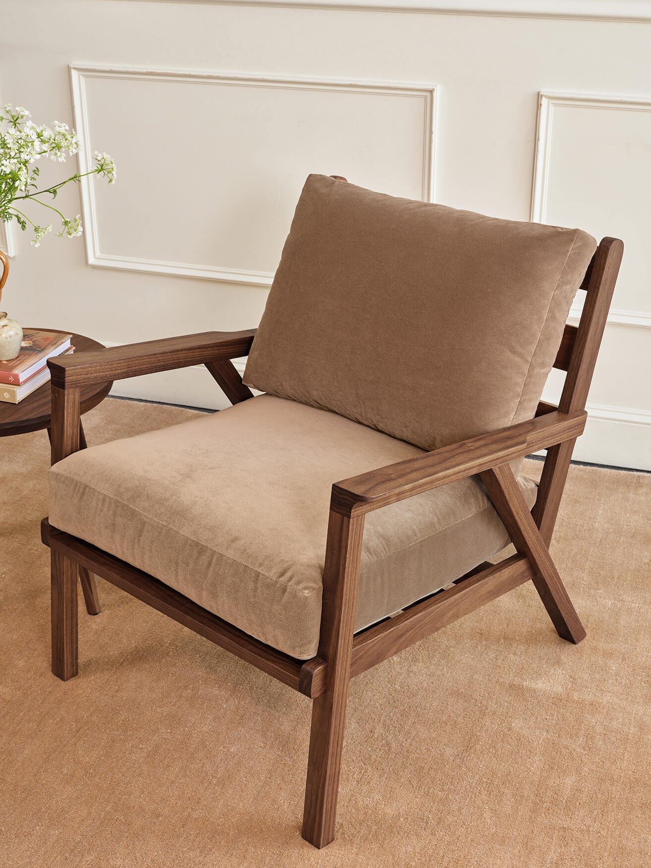 Ridge Accent Chair in Natural Latex - Image 3