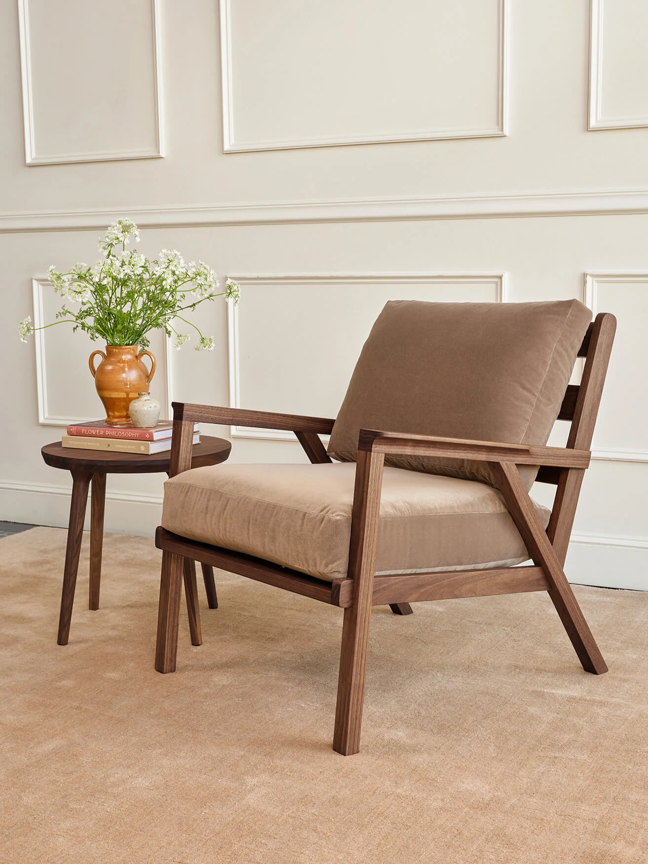 Ridge Accent Chair in Natural Latex - Image 4