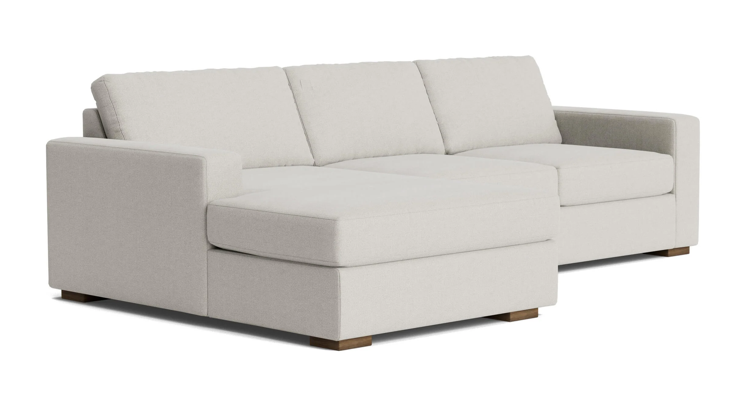 Rio Plush Chaise Sectional in Natural Latex - Image 10