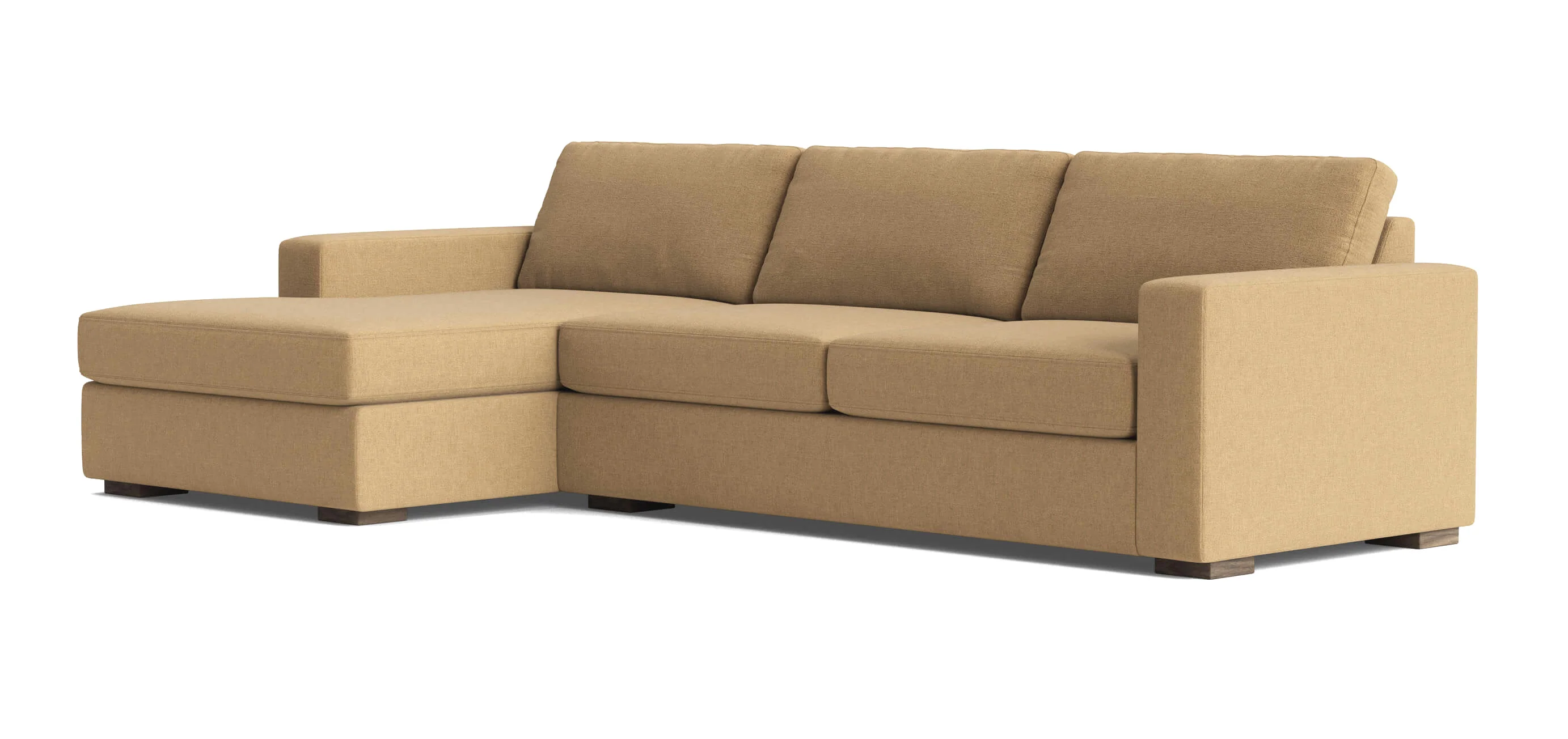 Rio Plush Chaise Sectional in Natural Latex - Image 11