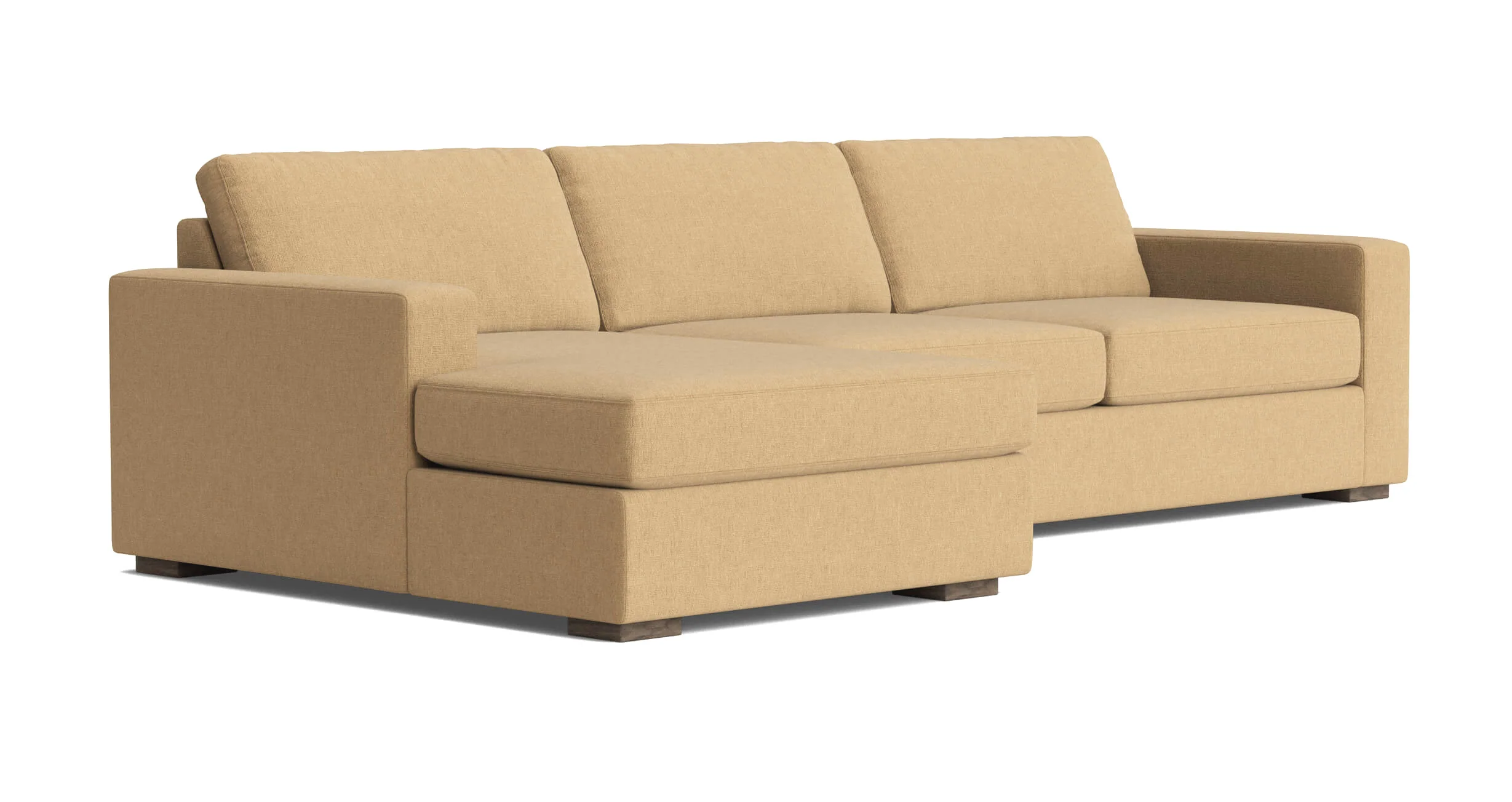 Rio Plush Chaise Sectional in Natural Latex - Image 12