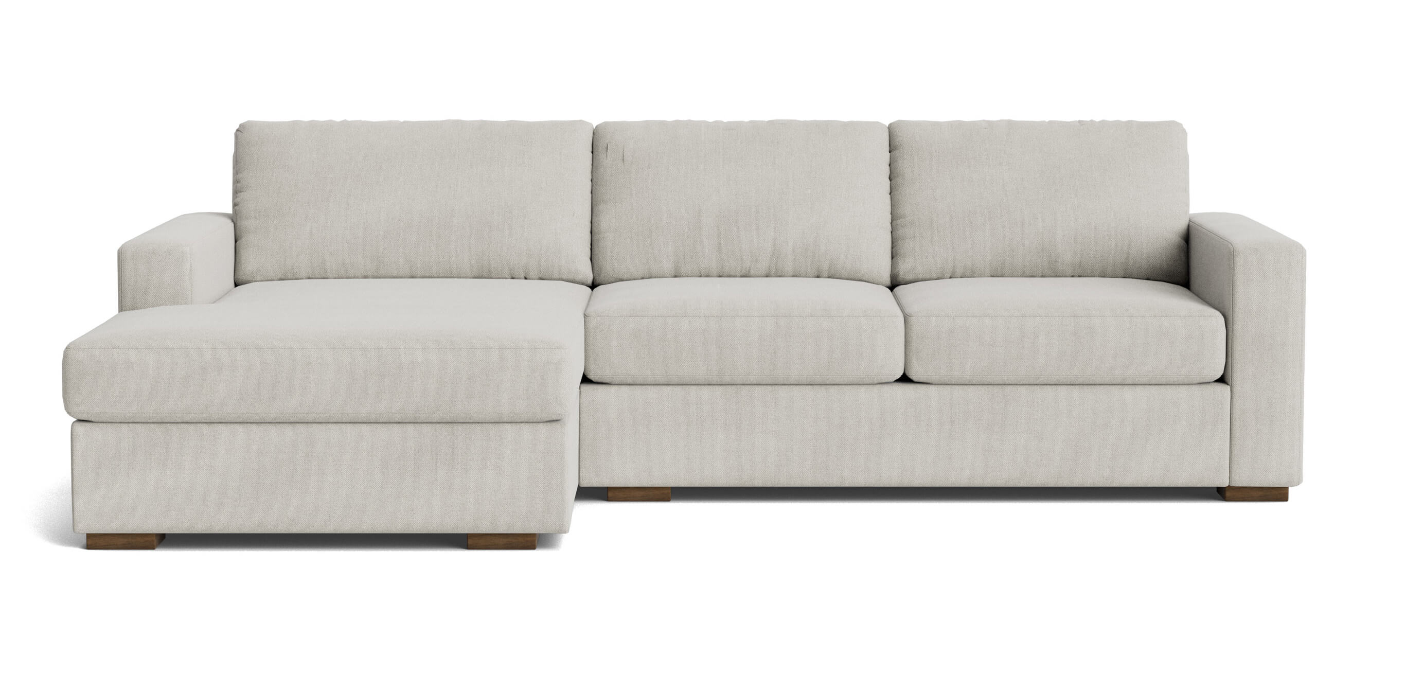 Rio Plush Chaise Sectional in Natural Latex - Image 8