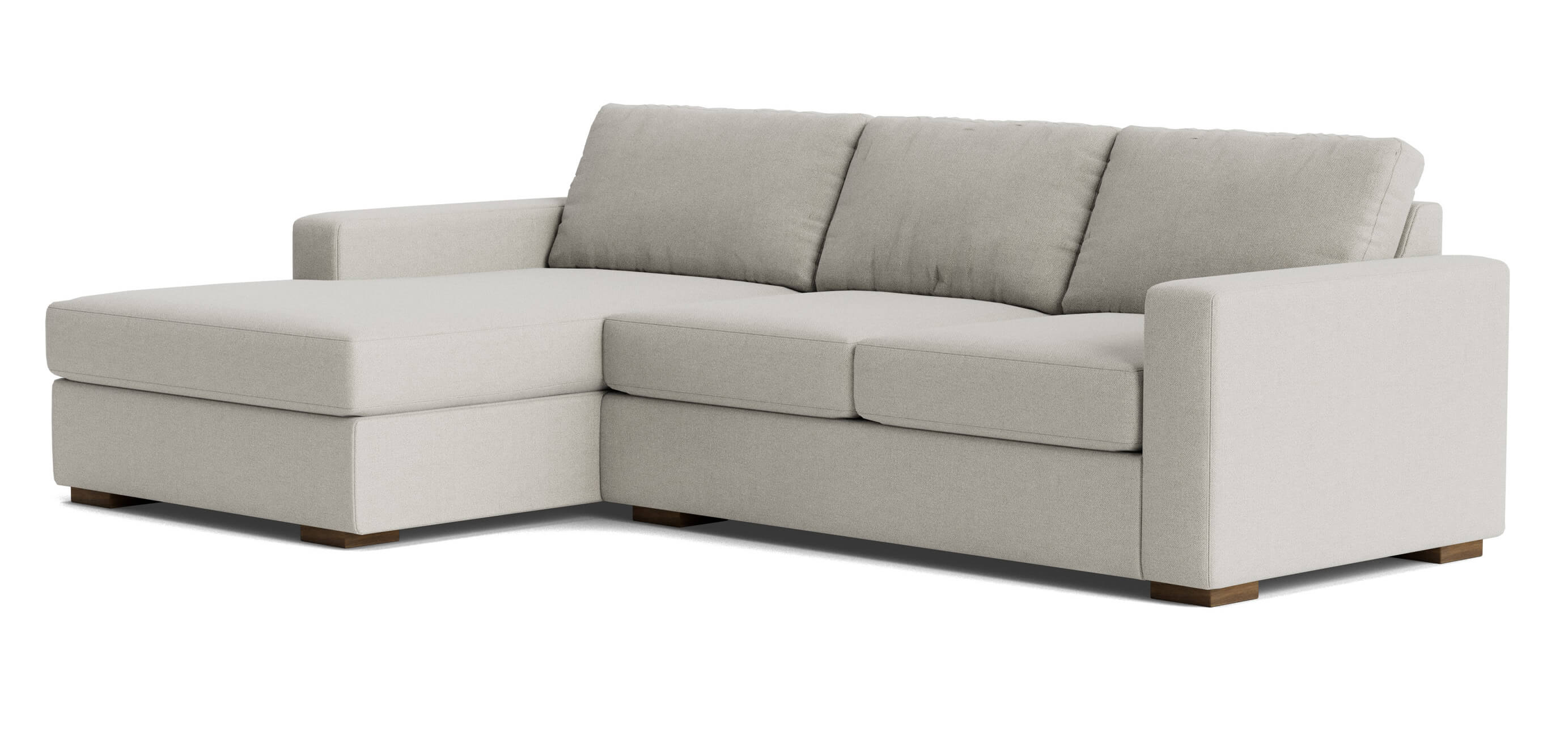 Rio Plush Chaise Sectional in Natural Latex - Image 9