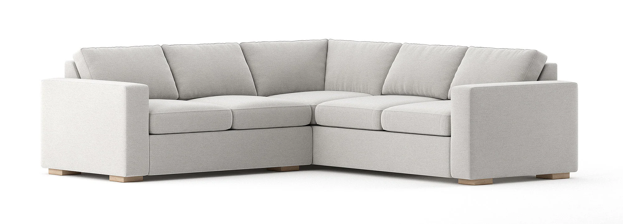 Rio Plush Corner Sectional in Natural Latex - Image 12