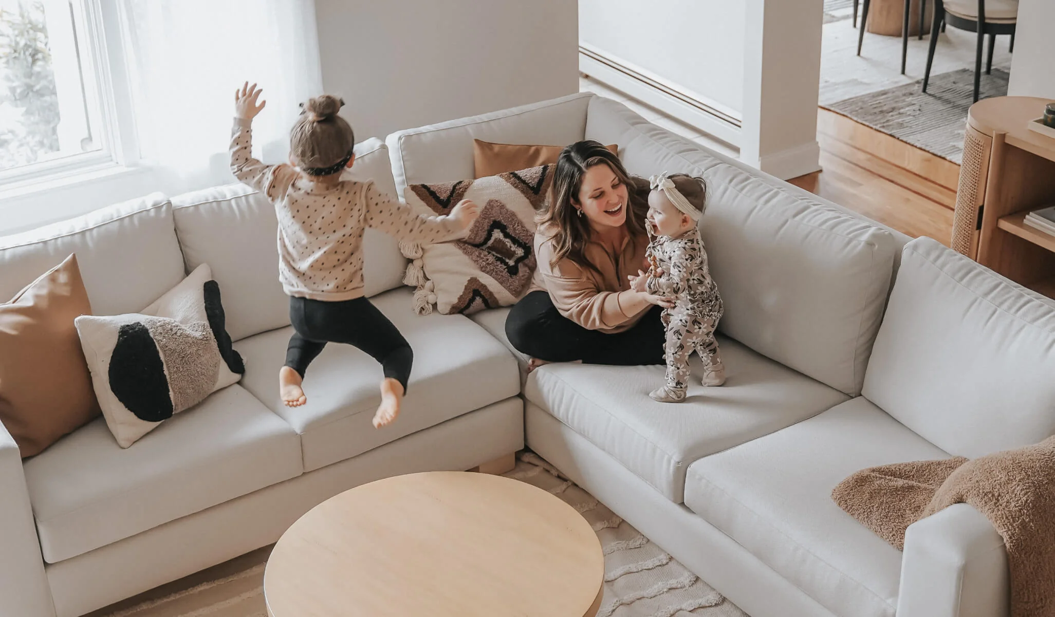 Rio Plush Corner Sectional in Natural Latex - Image 9