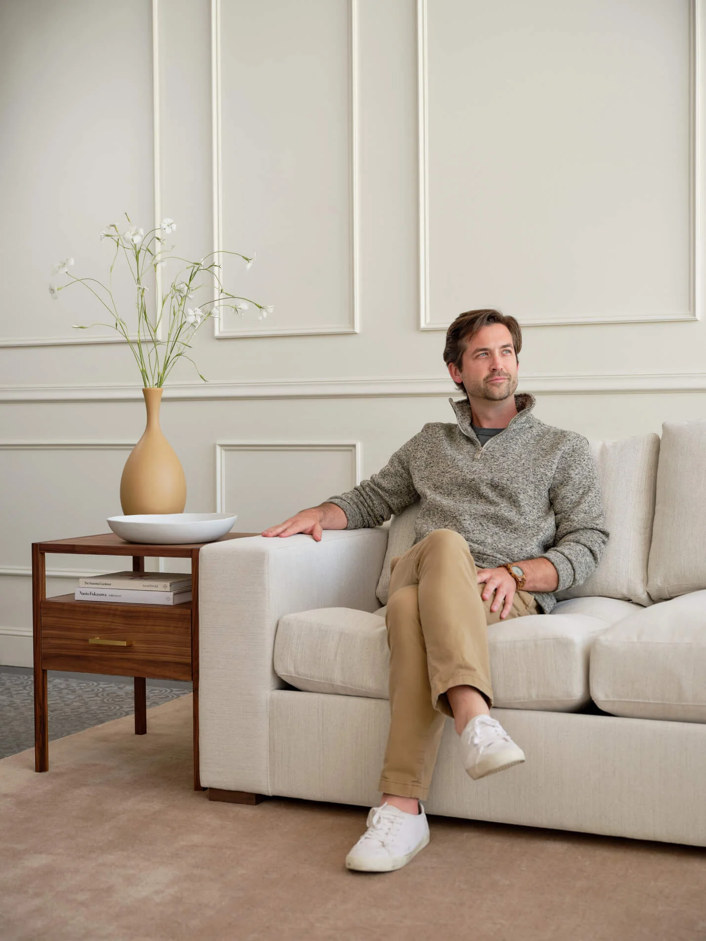 Rio Plush U Sectional in Natural Latex - Image 3