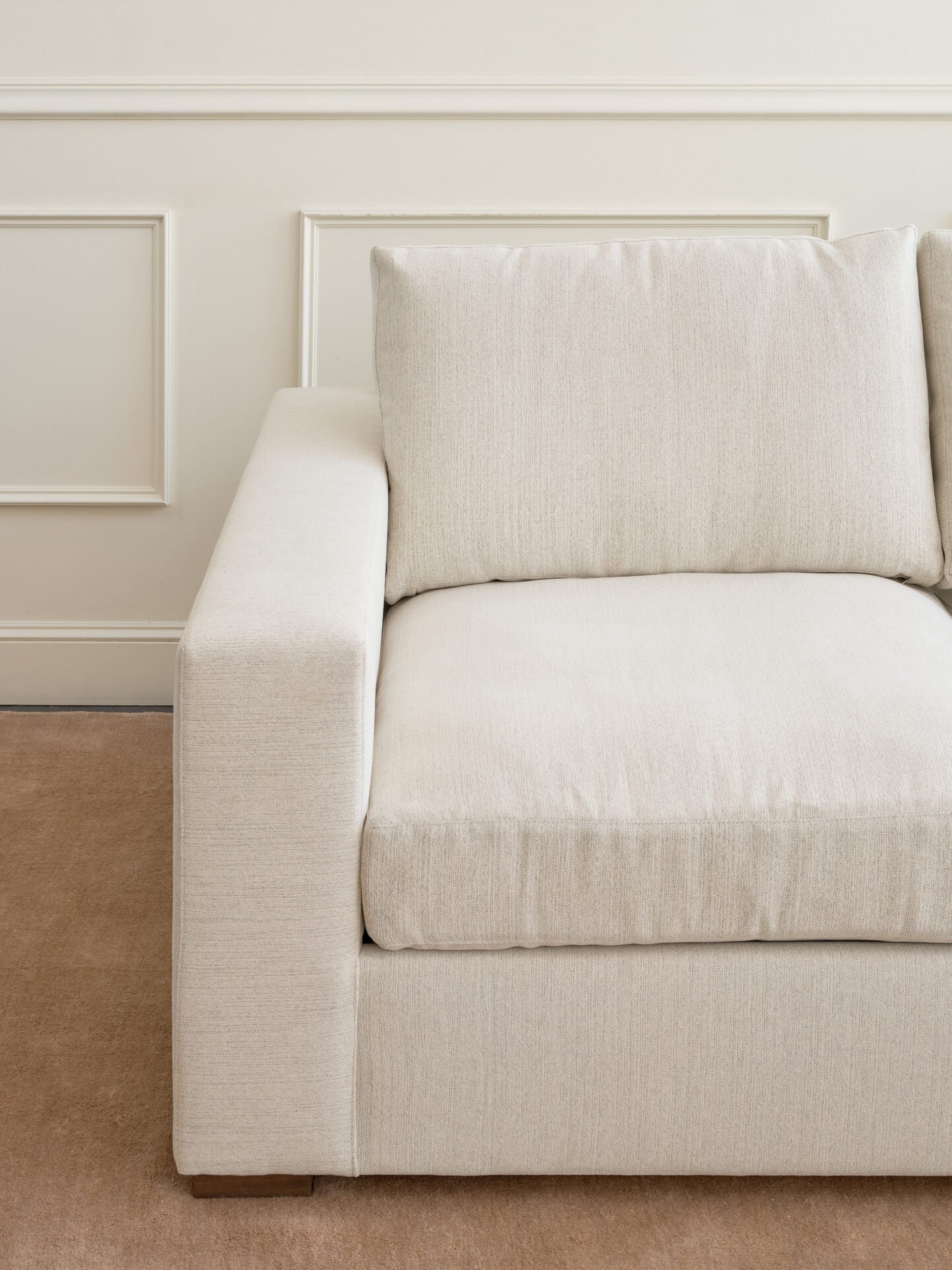 Rio Plush U Sectional in Natural Latex - Image 6