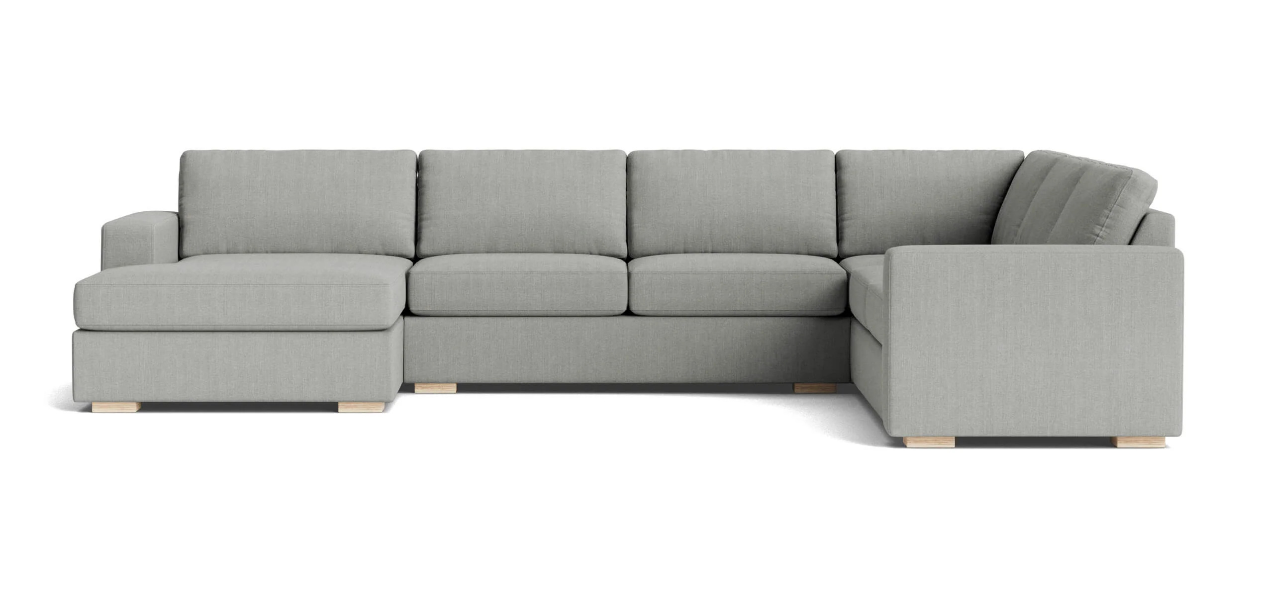 Rio Plush U Sectional in Natural Latex - Image 8