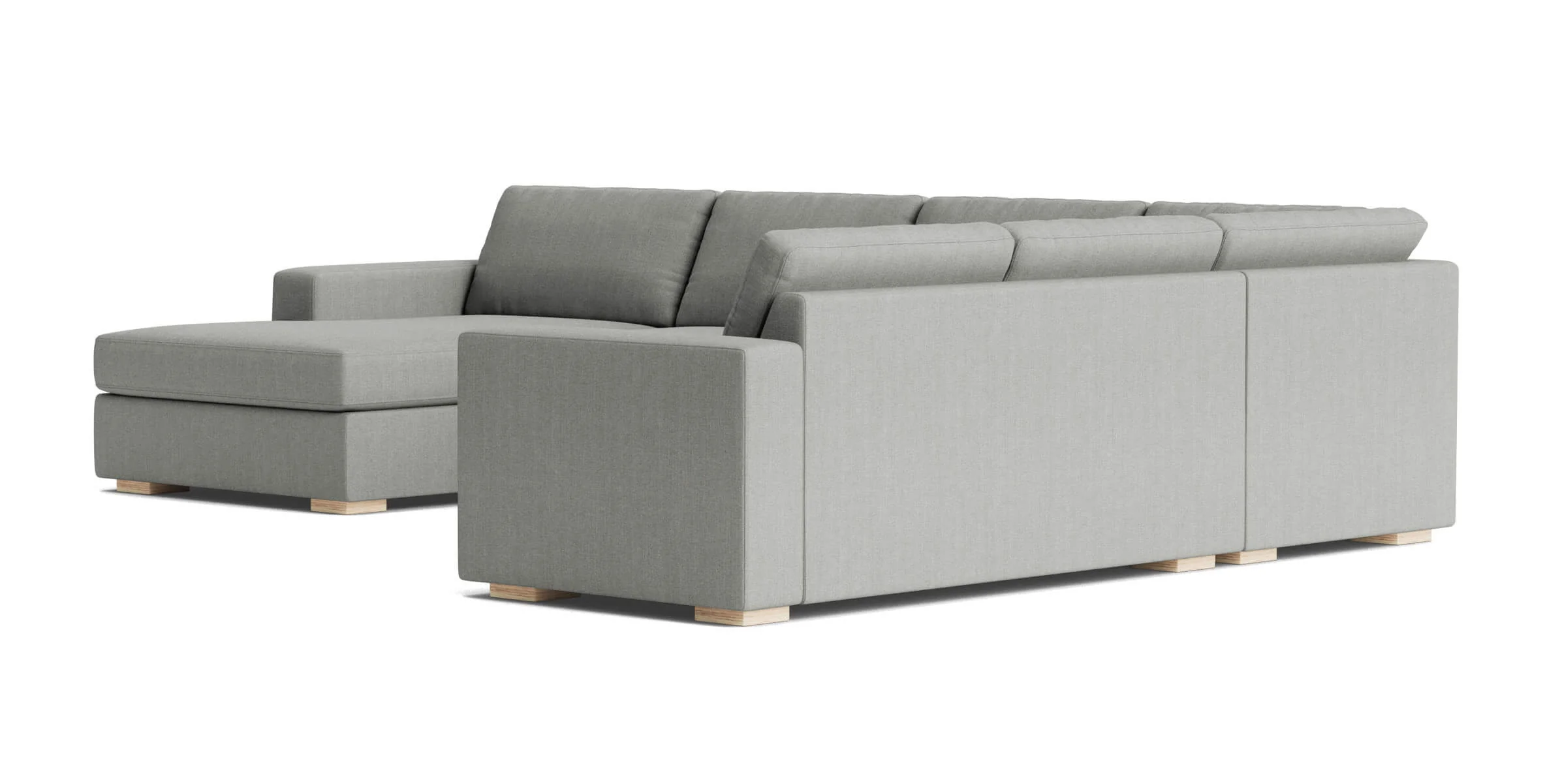 Rio Plush U Sectional in Natural Latex - Image 9