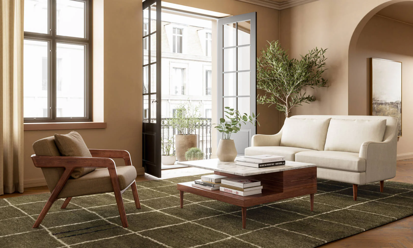 Sino Large Rectangular Coffee Table - Image 7