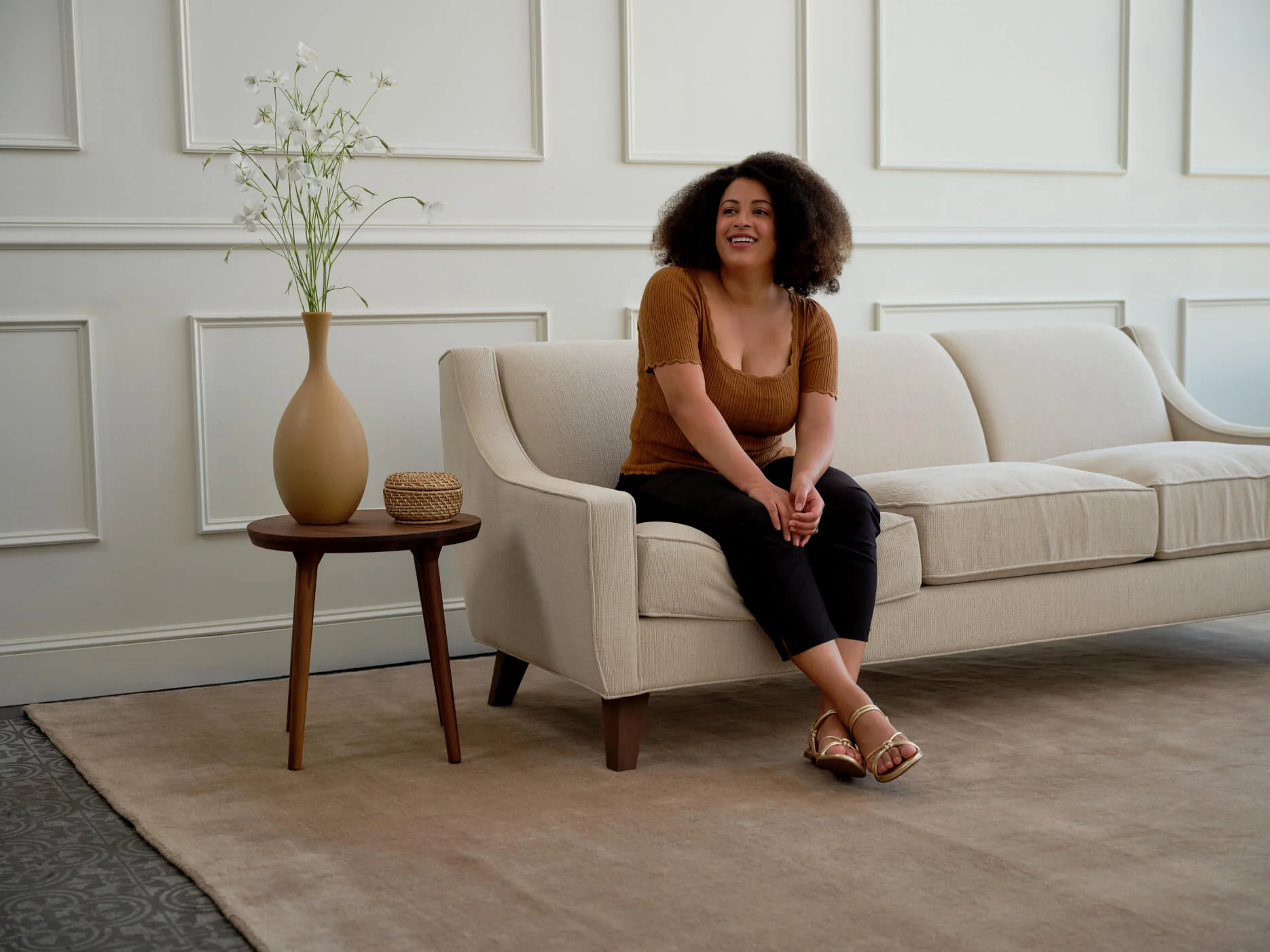 Zavis Sofa in Natural Latex - Image 6