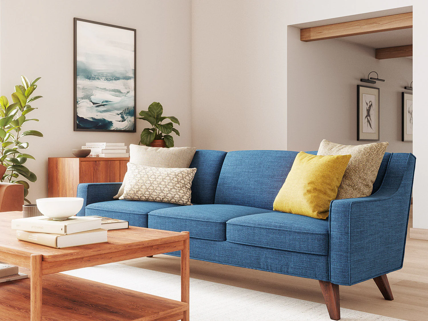 Zavis Sofa in Natural Latex - Image 9